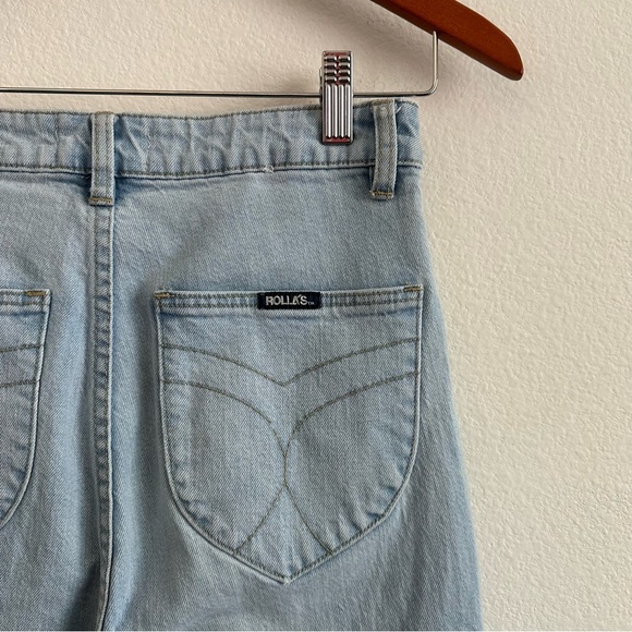 ROLLAS East Coast Flare Tash Blue Jeans Size 27 - Picture 12 of 13